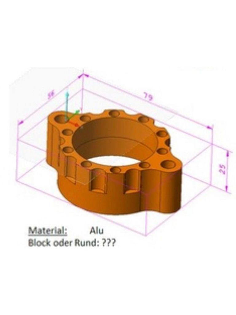 CNC fräsen drehen bohren fertigen